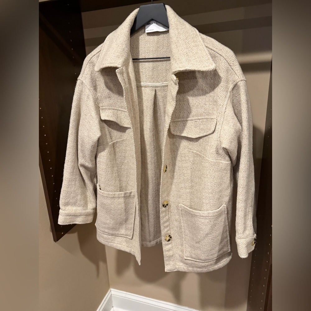 ASOS Cream Utility Jacket